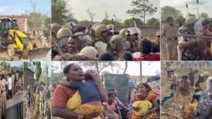 रायपुर: नकटी गांव में ‘विधायक कॉलोनी’ के लिए चला बुलडोजर, बारिश में बेघर हुए 80 से ज्यादा परिवार