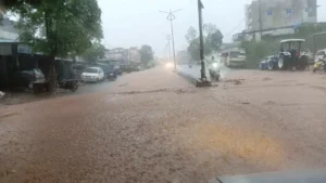Raisen Rain News: रायसेन में प्री-मानसून की पहली बारिश ने खोली नगरपालिका के दावों की पोल; सड़कें बनीं दरिया