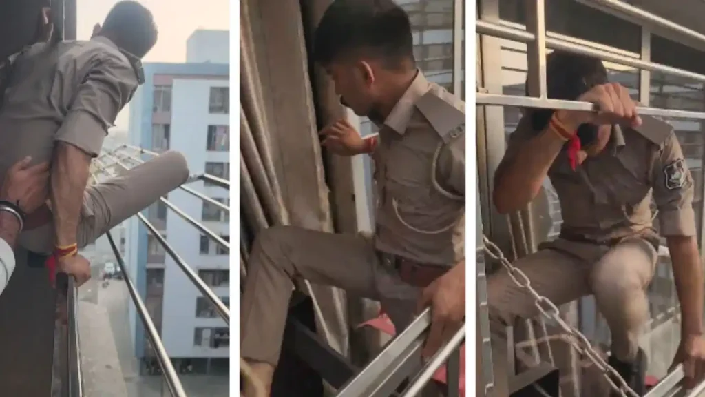 Surat Police Bravery: सूरत पुलिस ने दिखाई दरियादिली; जहर खाने वाले युवक को 7वीं मंजिल से सुरक्षित बचाया