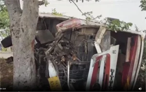 Tohana Bus Accident: फतेहाबाद-टोहाना मार्ग पर बस पलटी; हादसे में 3 यात्रियों की मौत, दर्जनभर घायल