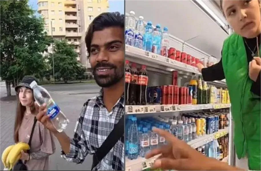 Indian Vlogger in Russia: रूस में पानी और केले की कीमत सुनकर हैरान हुआ भारतीय व्लॉगर, देखें वायरल वीडियो
