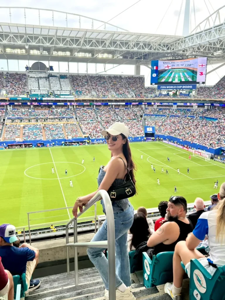 Sonia Bansal at FIFA World Cup 2026: फीफा वर्ल्ड कप में छाया सोनिया बंसल का ग्लैमरस अंदाज, वायरल हुईं स्टनिंग तस्वीरें