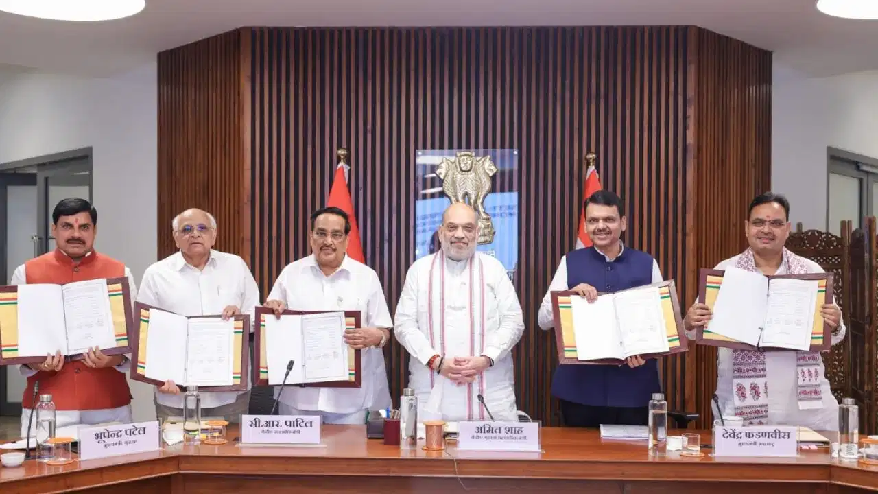 Narmada Award Dispute: 4 राज्यों के बीच हुआ ऐतिहासिक समझौता, अमित शाह की मौजूदगी में सुलझा सालों पुराना विवाद