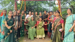 बलरामपुर में भाजपा महिला मोर्चा का सावन उत्सव: बारिश में झूमीं मंत्री लक्ष्मी राजवाड़े, पारंपरिक खेलों की धूम