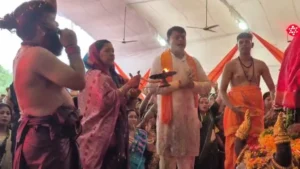 दुर्ग में पंडित प्रदीप मिश्रा की शिव महापुराण कथा! CM विष्णुदेव साय की पत्नी कौशल्या देवी साय ने किया भूमि पूजन