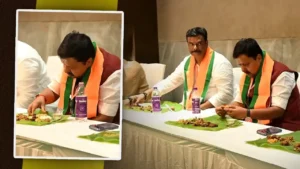 विशाखापत्तनम में भोजन की तस्वीरों पर छिड़ा सियासी संग्राम, सपा ने लगाया मांसाहार का आरोप