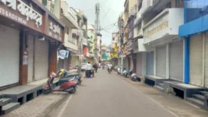 धार में भोजशाला मामले को लेकर आधे दिन का बंद: बाजार और दुकानें पूरी तरह बंद, पुलिस बल तैनात