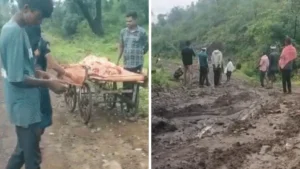 जबलपुर में सिस्टम शर्मसार: सड़क न होने से 11 साल की बच्ची का शव हाथ ठेले पर ले जाने को मजबूर हुए परिजन