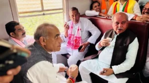 ग्वालियर से वीरपुर तक मेमू ट्रेन की शुरुआत: विधानसभा अध्यक्ष नरेंद्र सिंह तोमर ने किया सफर, मुरैना-श्योपुर को मिली बड़ी सौगात