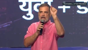 प्रयागराज में राहुल गांधी की ‘छात्रों की गूंज’ सभा, केंद्र सरकार, पीएम मोदी और अमित शाह पर बोला तीखा हमला
