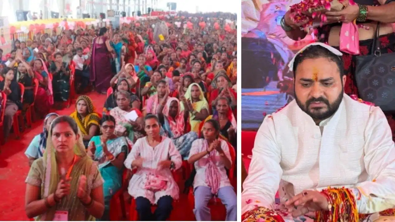 उन्नाव के भगवंतनगर में उमड़ा बहनों का सैलाब: समाजसेवी पुष्पेंद्र प्रताप सिंह ने कराया रक्षाबंधन महोत्सव; घर-घर उपहार पहुंचाने का वादा