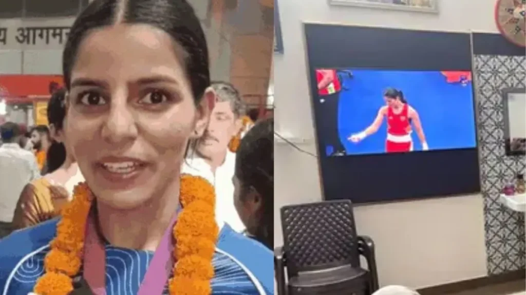 Bhiwani Boxer Sakshi Chaudhary: एशियन गेम्स में बॉक्सर साक्षी चौधरी का शानदार प्रदर्शन, प्री-क्वार्टर फाइनल में बनाई जगह