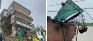 Kanpur Jajmau Soil Erosion: गंगा किनारे बने 3 मंजिला अपार्टमेंट में आईं दरारें, मिट्टी खिसकने से दहशत में 40 से ज्यादा परिवार