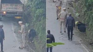 Dalhousie Bear Rescue Operation: डलहौजी में बस स्टैंड के पास मुंह में कनस्तर फंसे भालू का रेस्क्यू, 5 घंटे चली मशक्कत
