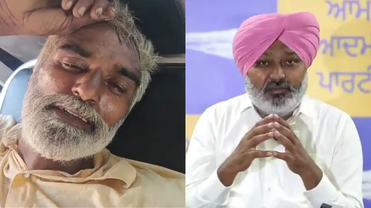 संगरूर में सनसनीखेज घटना: मंत्री हरपाल चीमा से ‘चिट्टे’ पर सवाल पूछने वाले शख्स ने तोड़ा दम