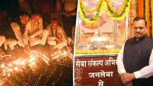 Golden Book of World Records: कानपुर में दीपों से बनी कलात्मक आकृतियों ने बनाया वर्ल्ड रिकॉर्ड, 500 ड्रोन शो ने मोहा मन