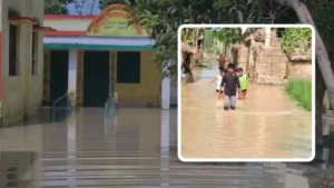 Shravasti Flood: श्रावस्ती में खतरे के निशान से 70 सेमी ऊपर राप्ती नदी, कई गांव जलमग्न; छतों पर रहने को मजबूर लोग