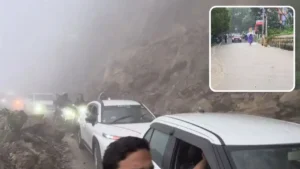 उत्तराखंड में भारी बारिश का तांडव: नैनीताल-अल्मोड़ा में रेड अलर्ट, 3 जिलों में स्कूल बंद; पिथौरागढ़ में 17 सड़कें ब्लॉक