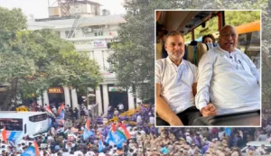 INDIA Bloc Protest Delhi: मुख्य चुनाव आयुक्त के इस्तीफे की मांग को लेकर राजघाट मार्च, राहुल-प्रियंका की अगुवाई में प्रदर्शन