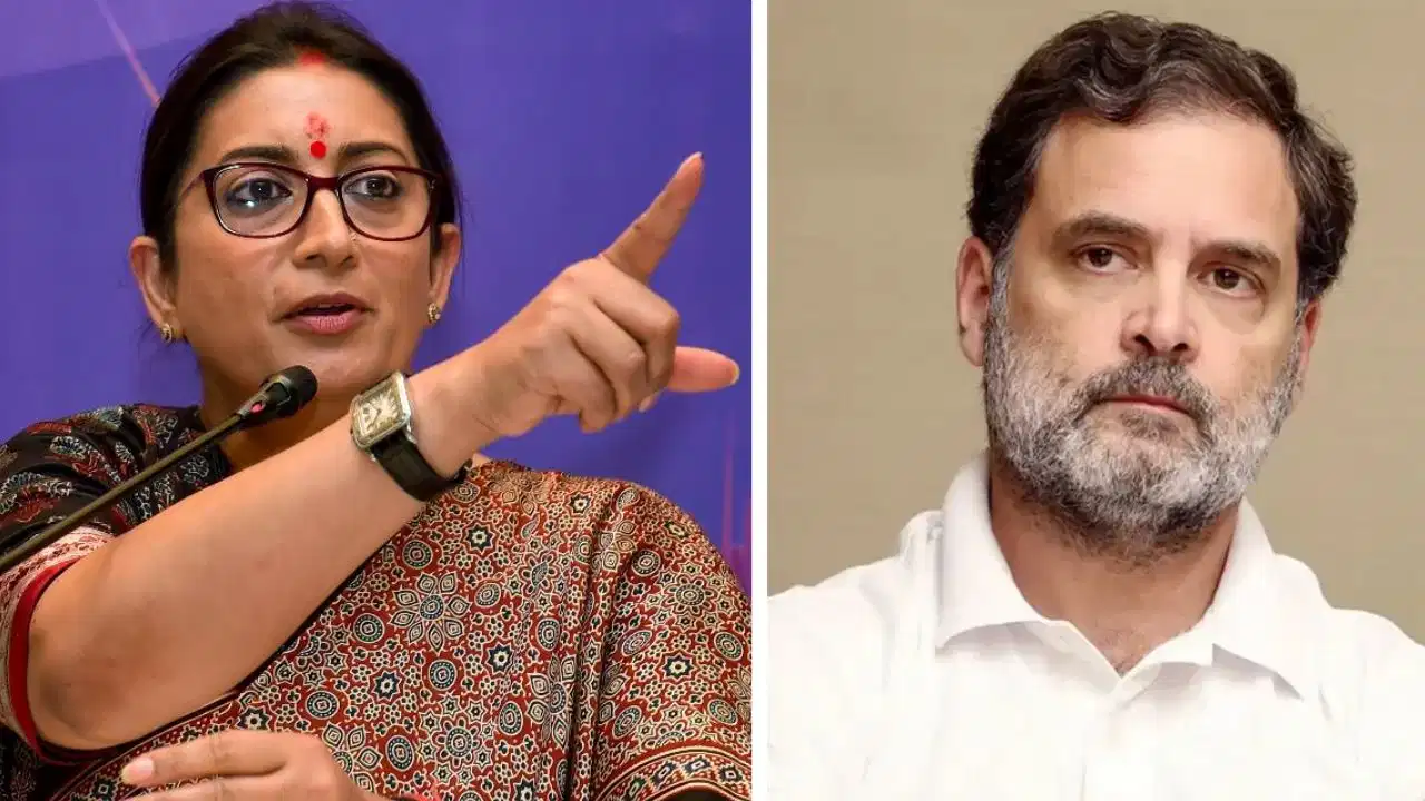 Smriti Irani Attacks Rahul Gandhi: स्मृति ईरानी का राहुल गांधी पर तीखा हमला, महिला पुलिस अफसर के साथ दुर्व्यवहार का लगाया आरोप