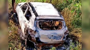 Bilaspur Crime News: अमसेना में चोरों ने कार चुराकर जलाई, घर में घुसकर उखाड़े थे सीसीटीवी कैमरे और चाबी