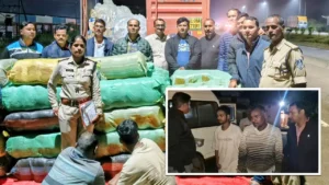 Jabalpur Ganja Smuggling: पार्सल कंटेनर की आड़ में हो रही थी करोड़ों की गांजा तस्करी, 871 किलो अवैध गांजे के साथ दो तस्कर गिरफ्तार